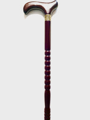 Grand Wooden Walking Cane *FREE Adjustable Folding Walking Cane Included***
