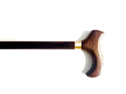 Classic Wooden Walking Cane *FREE Adjustable Folding Walking Cane Included***
